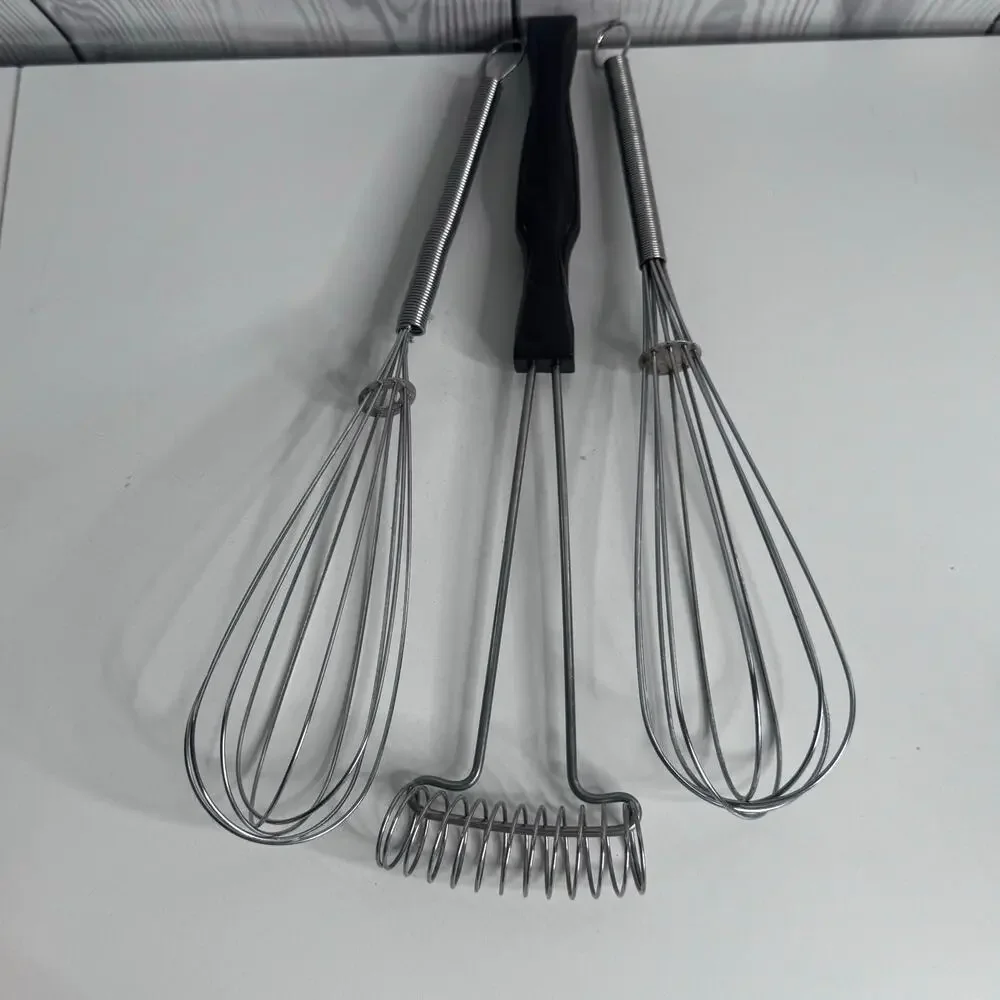 Vintage Whisk Cutco Coil Whisk Ecko Whisk Unbranded Whisk Set 3